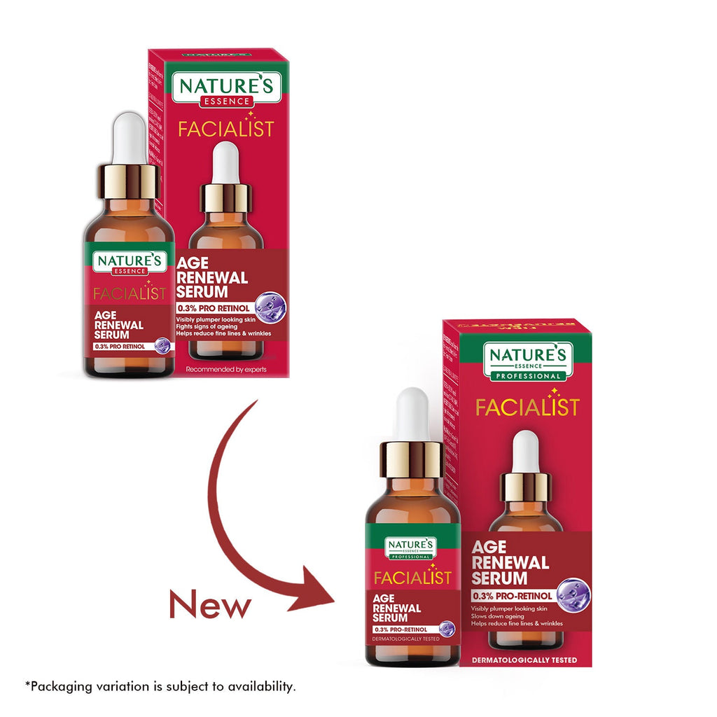 Nature's Essence Professional Facialist Age Renewal Serum with 0.3% Pro Retinol