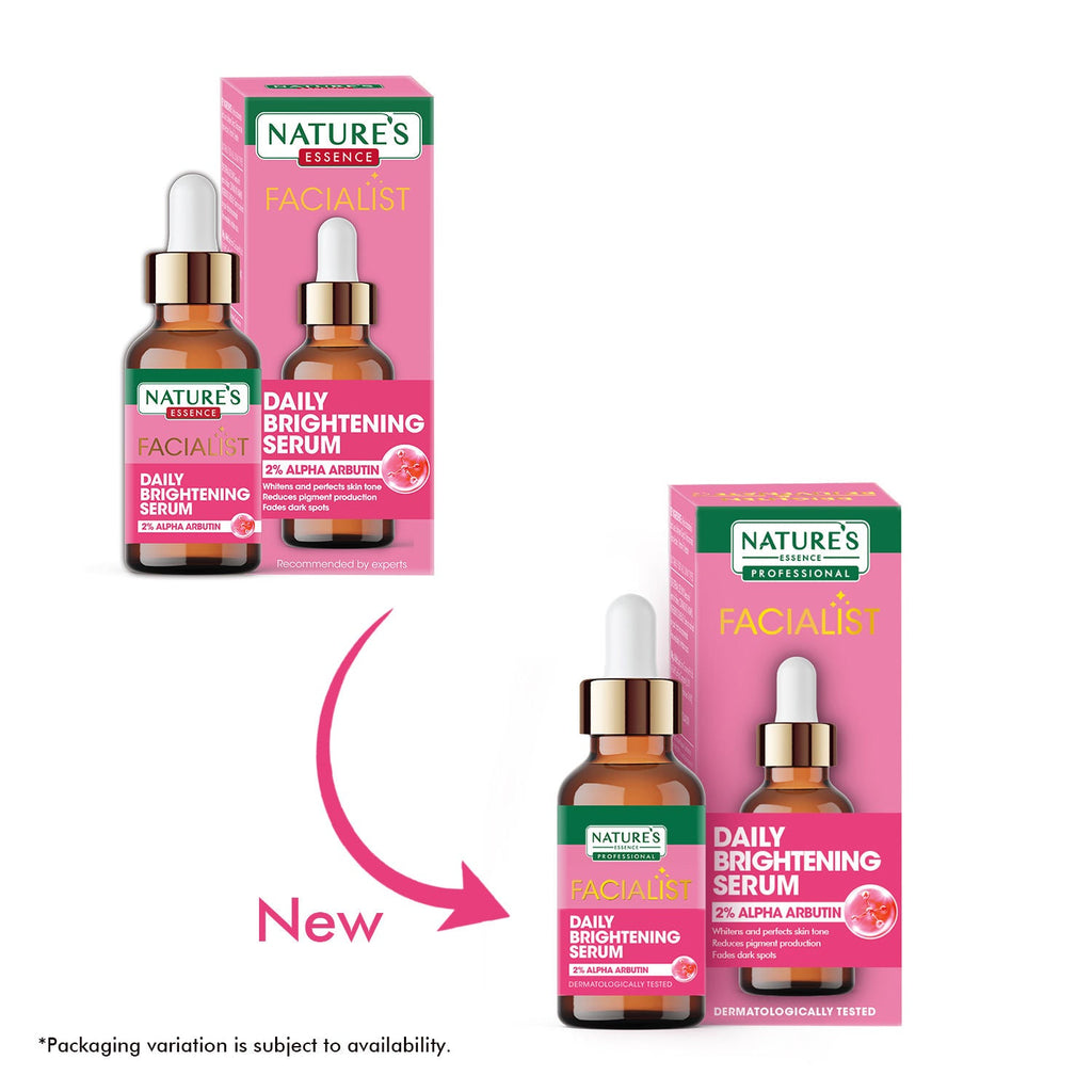 Nature's Essence Facialist Daily Brightening Serum with 2% Alpha Arbutin