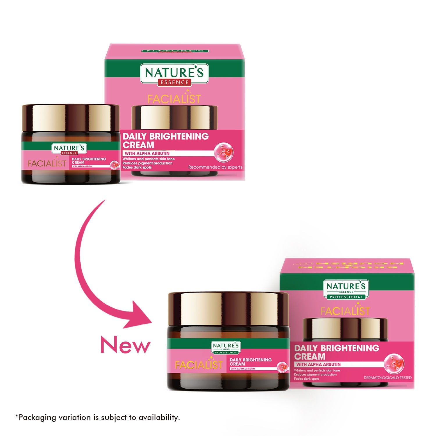 Nature's Essence Facialist Daily Brightening Cream with Alpha Arbutin