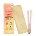 Matra Wax Strips Hair Waxing for Full Body Facial Hair Removal - Free Wooden Stick Knife Applicators