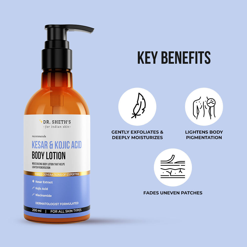 Dr. Sheth's Kesar & Kojic Acid Body Lotion