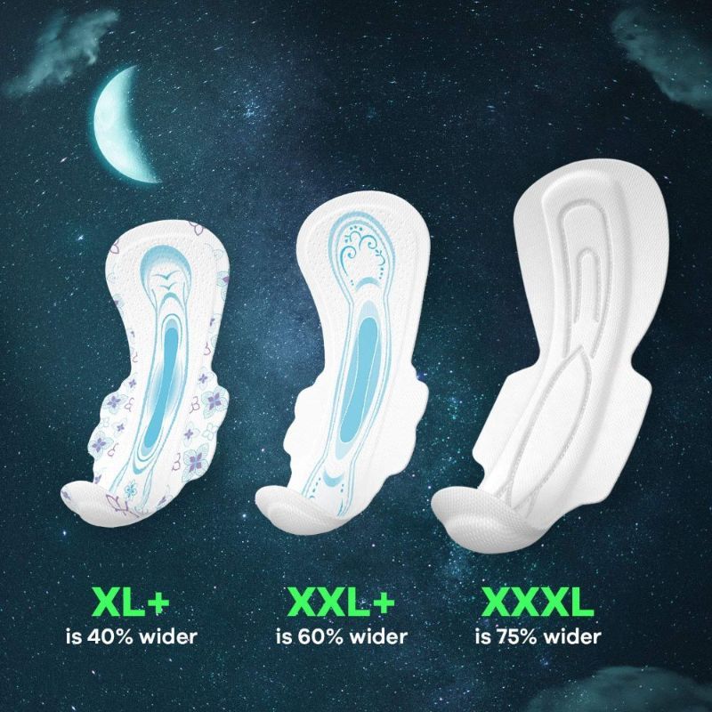 Whisper Day & Night Sanitary Pads with dry topsheet - 100 Ultra Clean XL+ 44 Bindazzz Night XL+ Pads