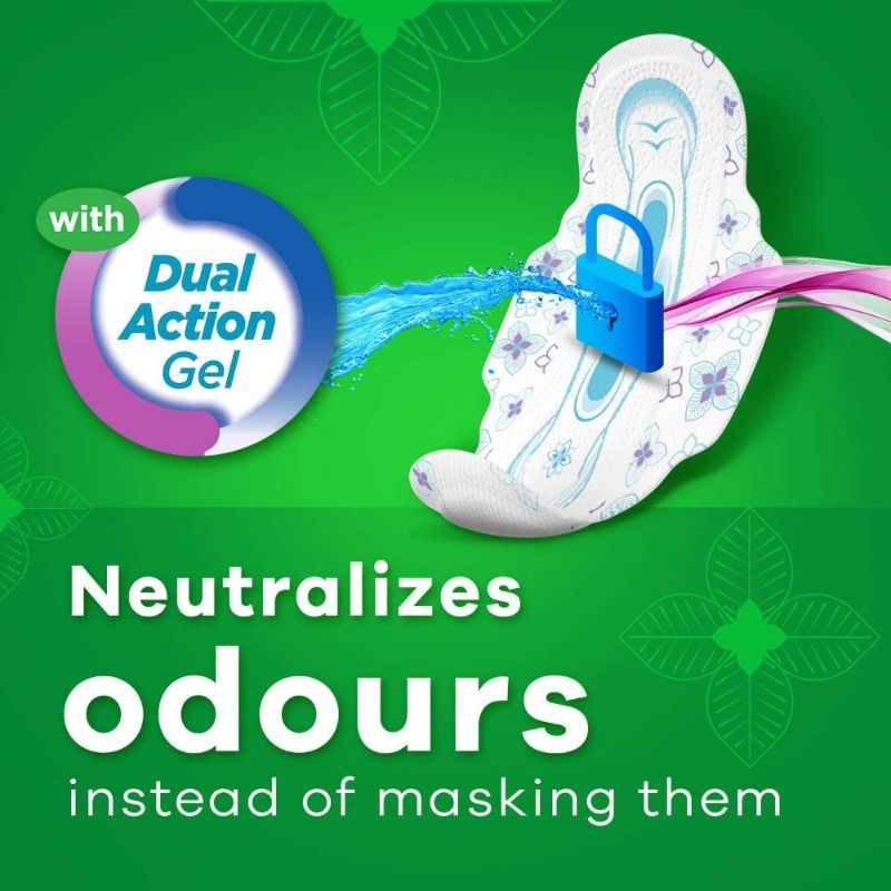 Whisper Day & Night Sanitary Pads with dry topsheet - 100 Ultra Clean XL+ 44 Bindazzz Night XL+ Pads