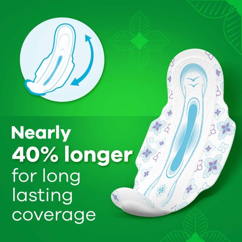 Whisper Day & Night Sanitary Pads with dry topsheet - 100 Ultra Clean XL+ 44 Bindazzz Night XL+ Pads
