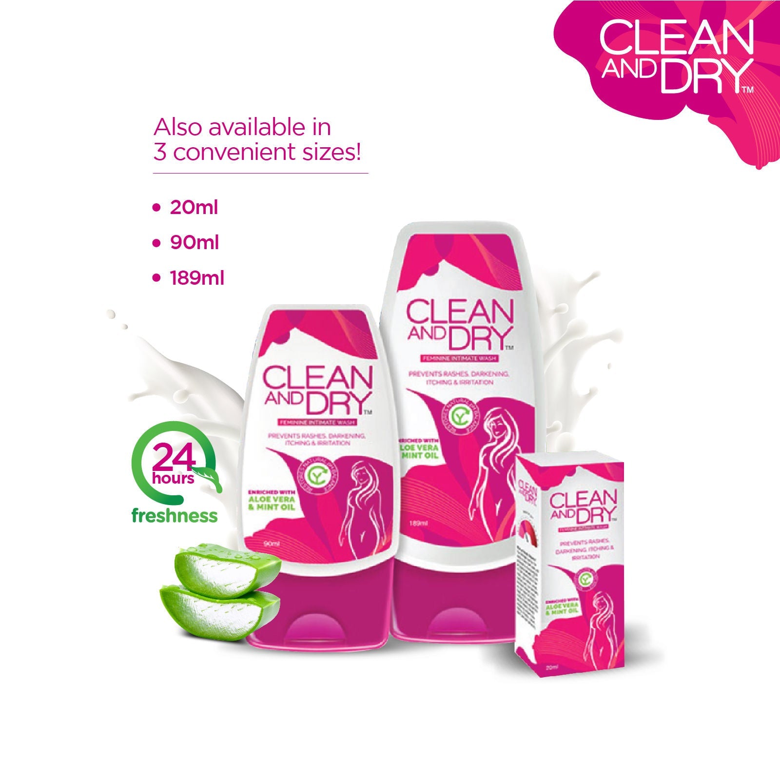 Clean & Dry Feminine Intimate Wash