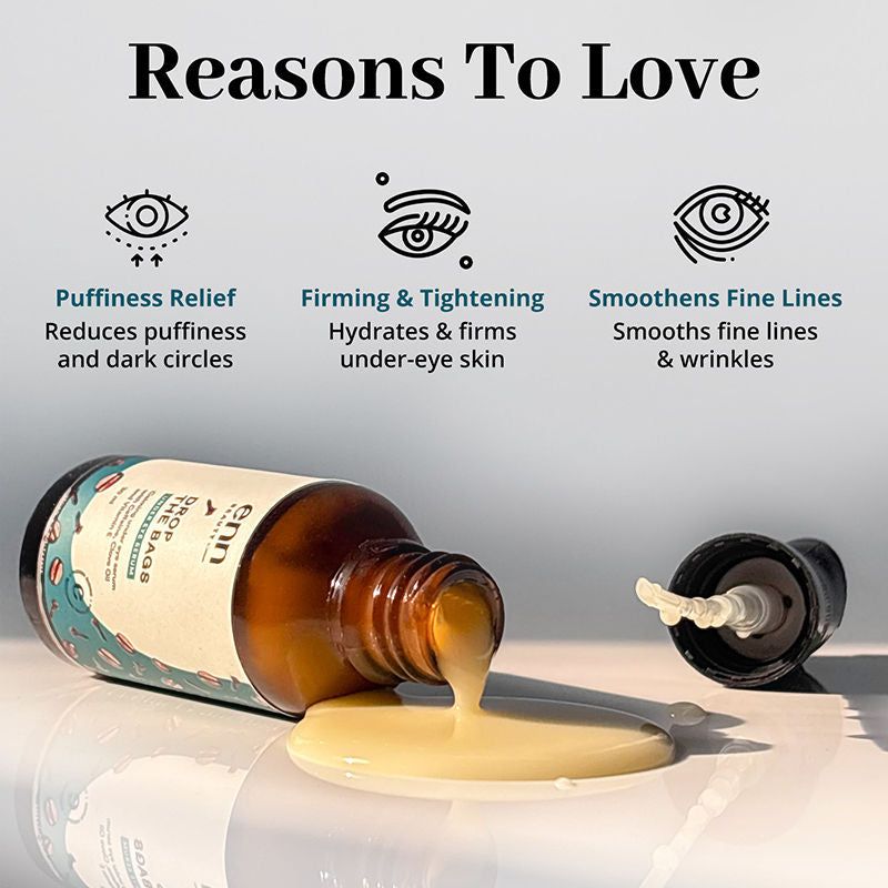 ENN Under Eye Serum For Dark Circle, Wrinkles & Puffiness Reduction With Caffeine & Clove Oil