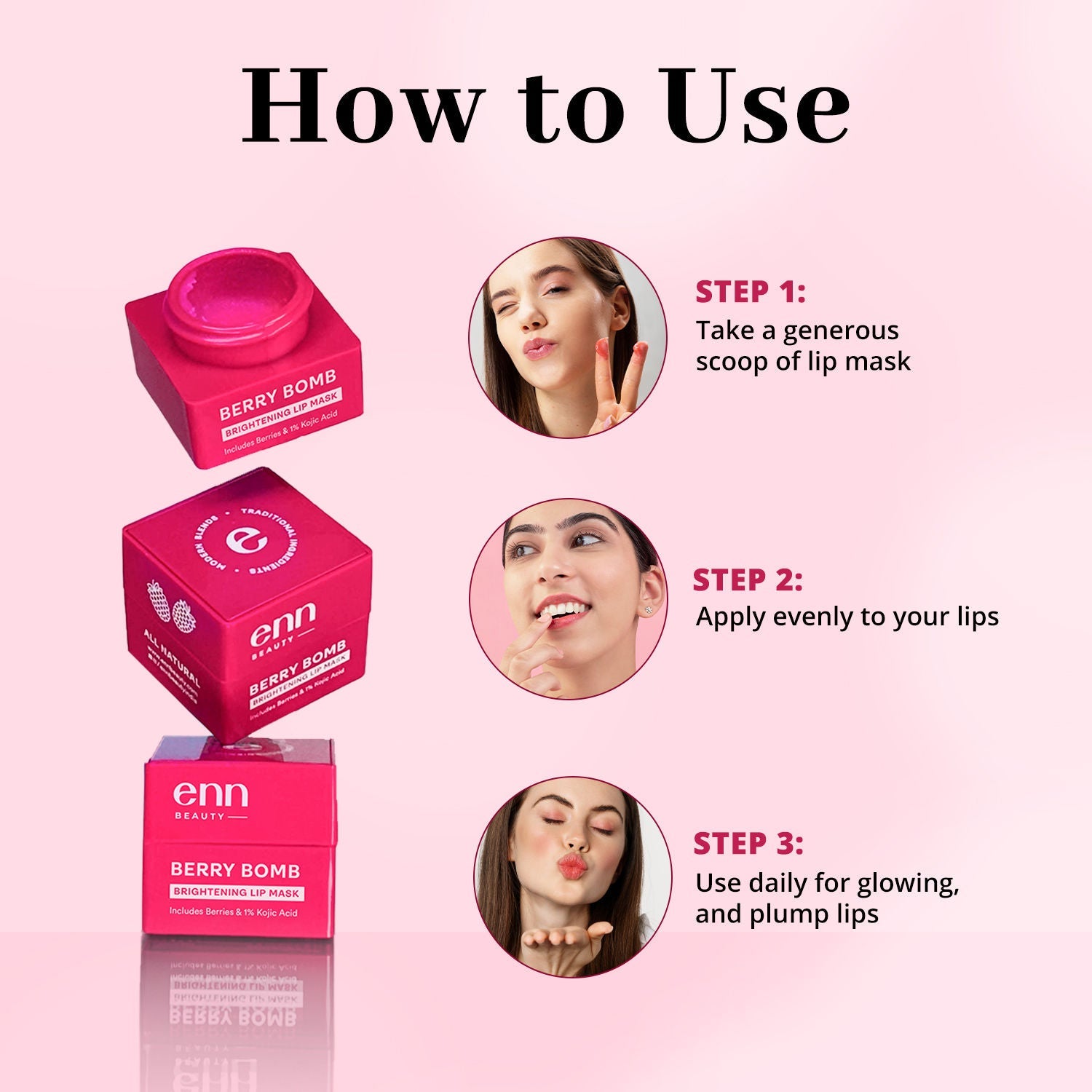 ENN Berry Bomb Brightening Lip Mask