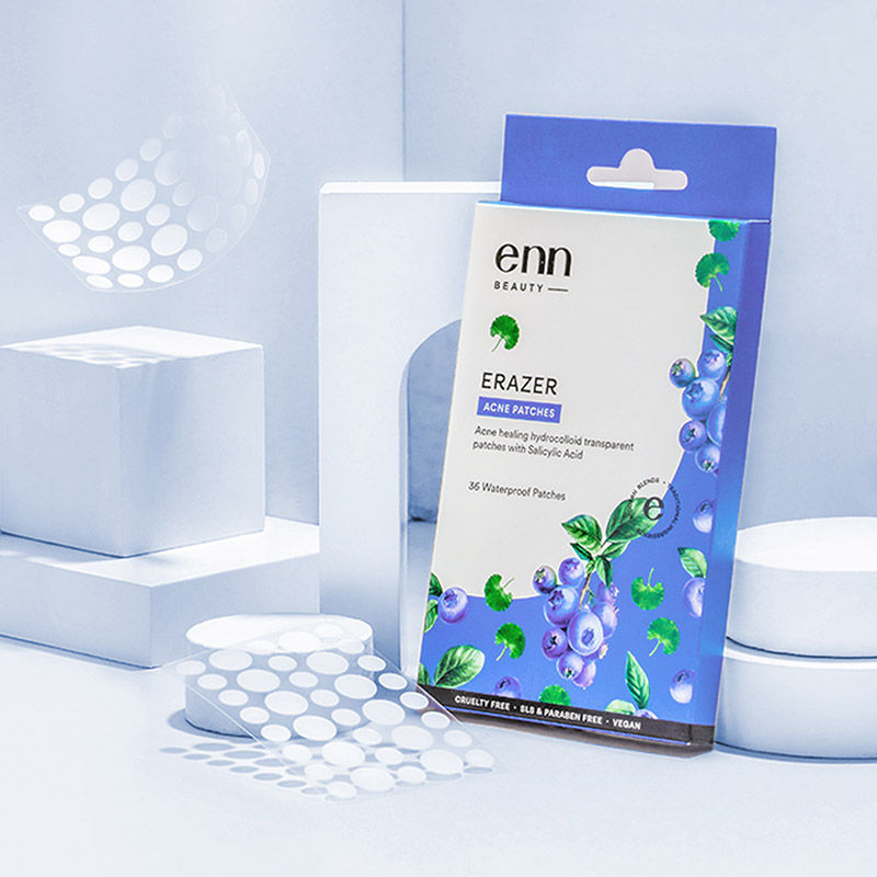 ENN Erazer Acne Pimple Patches - 0.5% Salicylic Acid, Waterproof & Transparent, 36 Patches