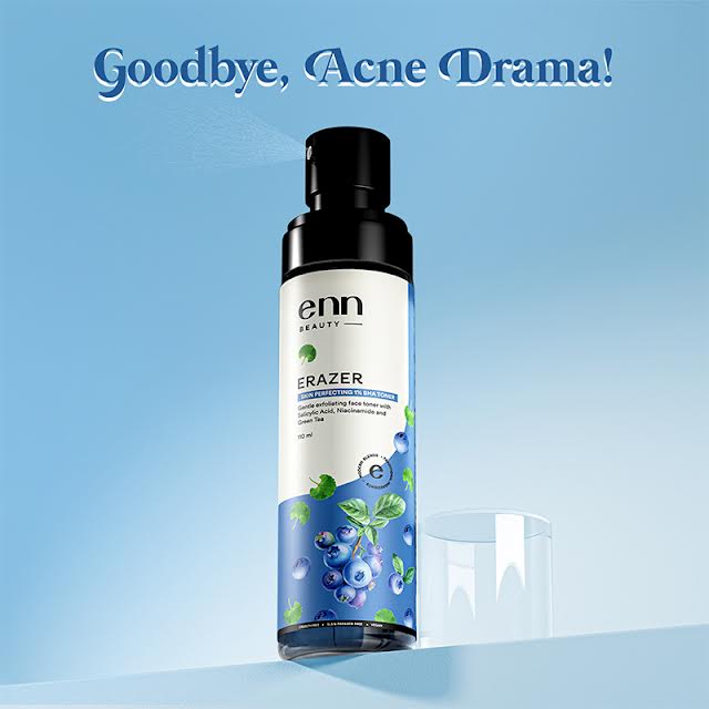 ENN 1% BHA Clarifying Face Toner For Bright Skin with Salicylic Acid- Reduces Acne & Pores
