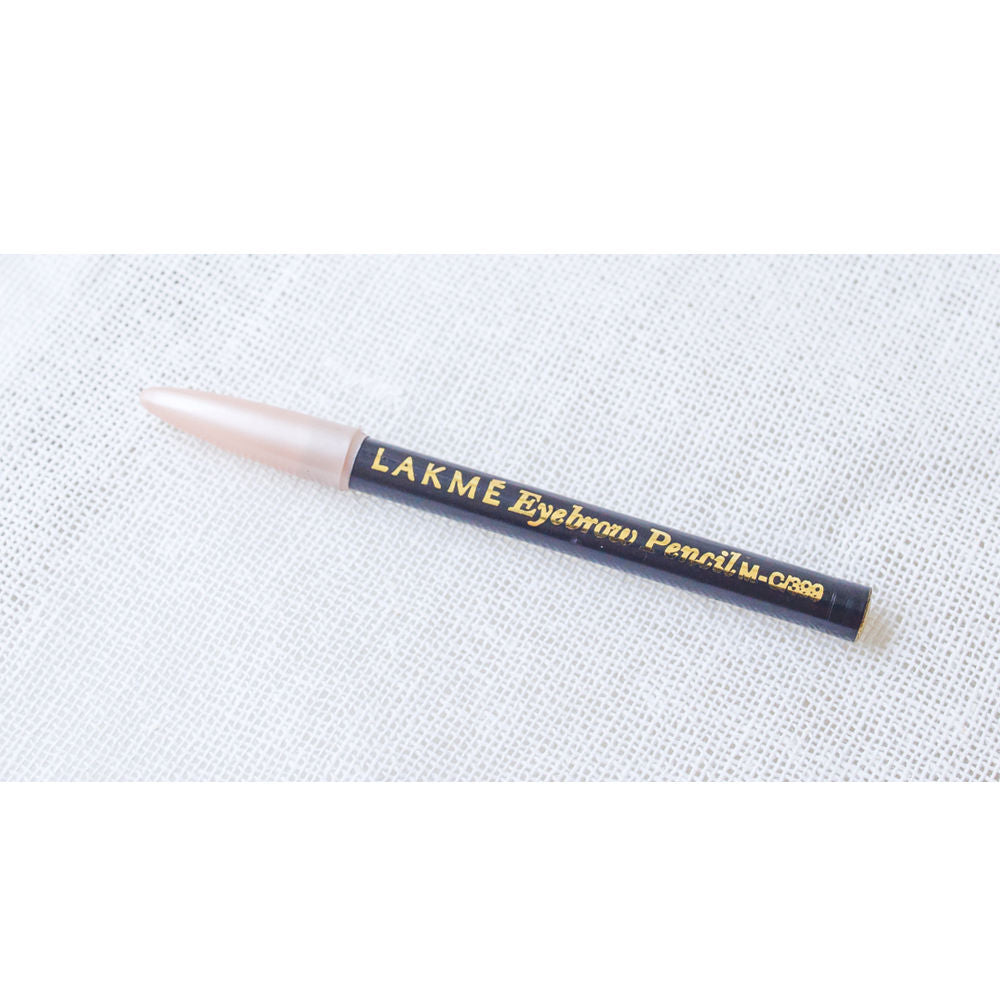 Lakme Black Eyebrow Pencil, Smudgeproof & Water-resistant
