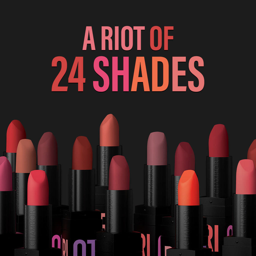 Chambor Matte Riot Lipstick Make up
