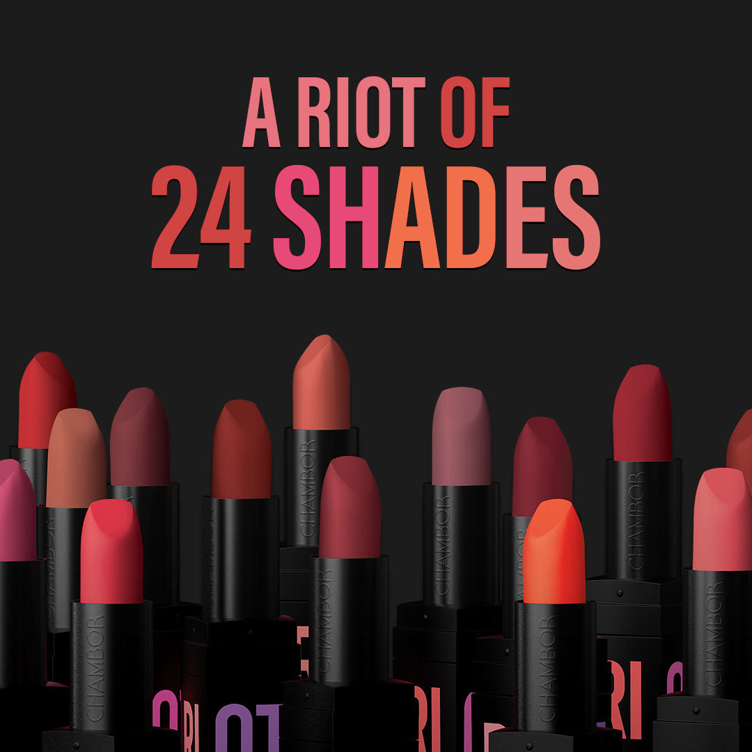 Chambor Matte Riot Lipstick Make up