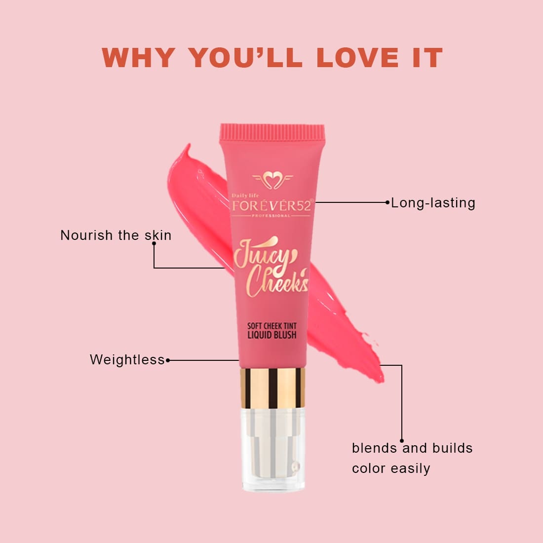 Daily Life Forever52 Soft Cheek Tint Liquid Blush