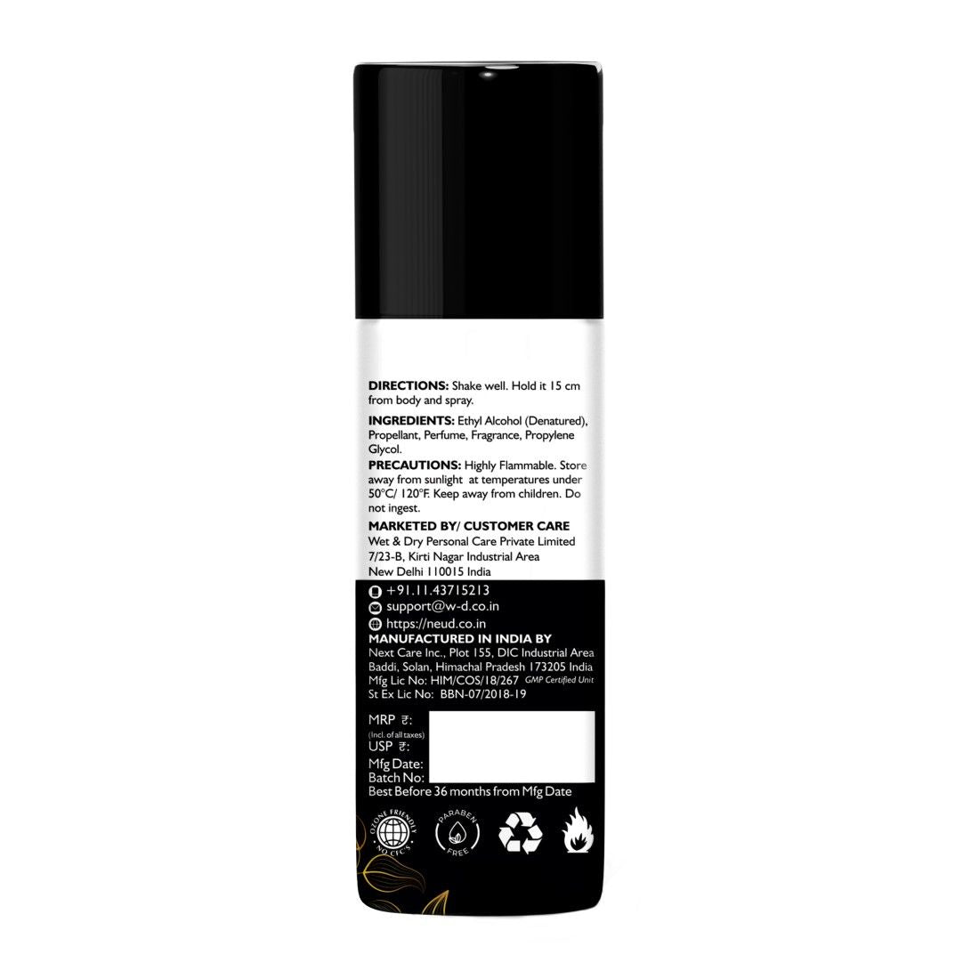 Neud Enigma Deodorant Body Spray