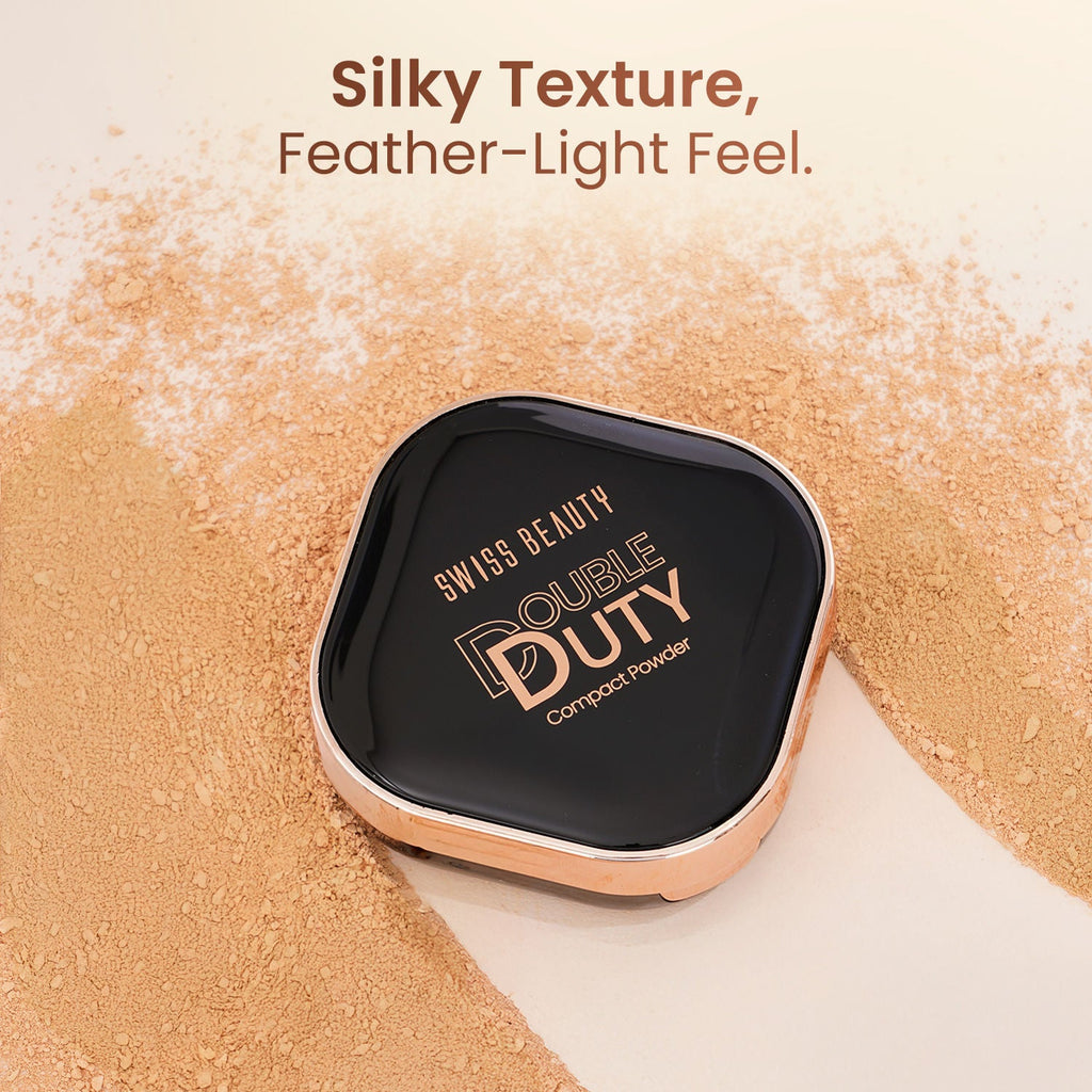 Swiss Beauty Double Duty Compact Powder