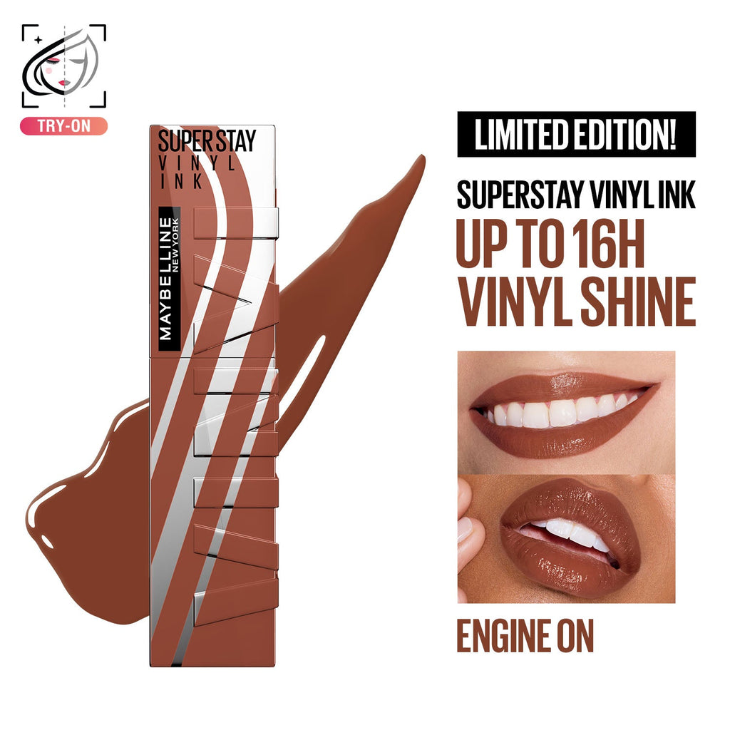 Maybelline New York Super Stay Vinyl Ink High Shine Racing Liquid Lipstick