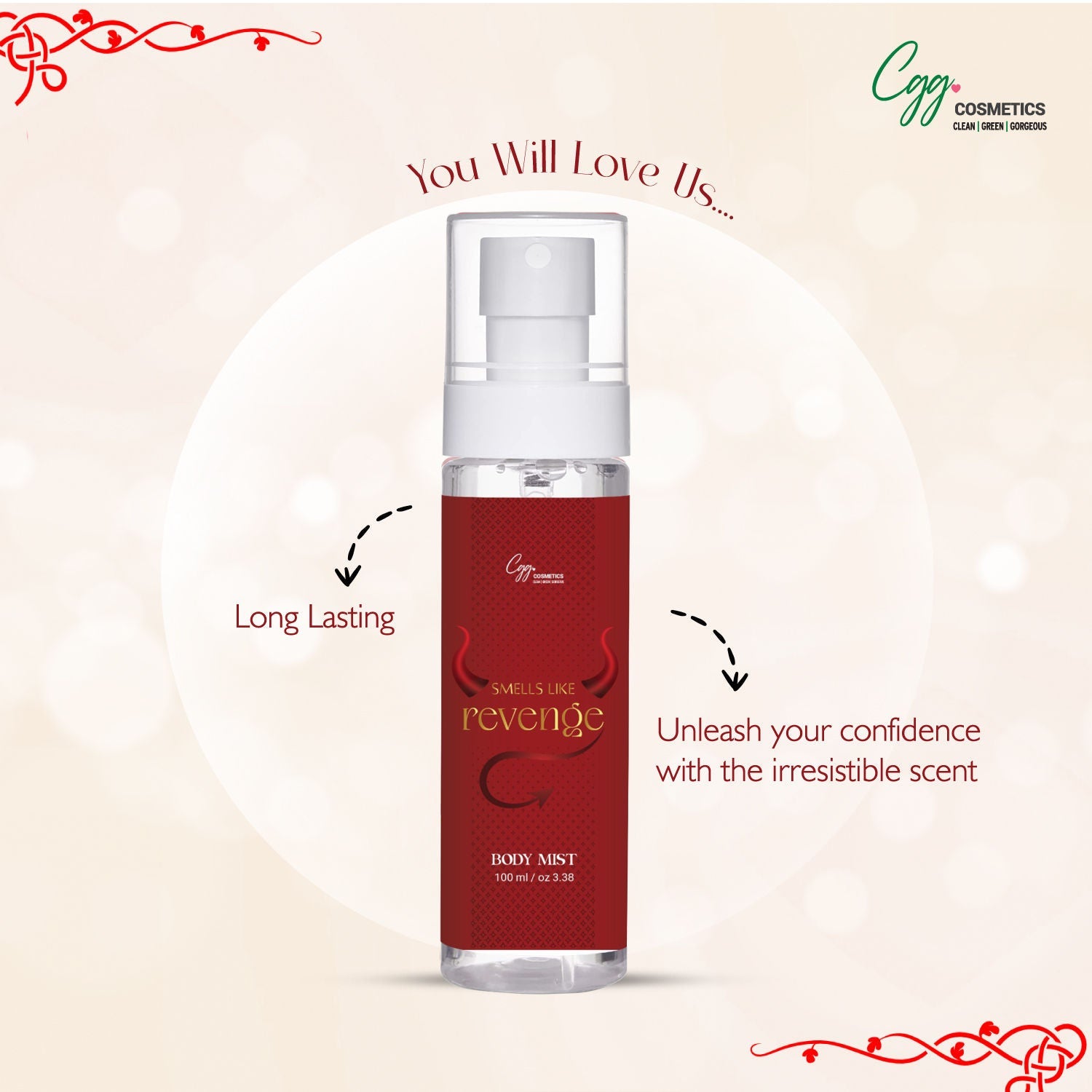 CGG Cosmetics Smells Like Revenge Body Mist