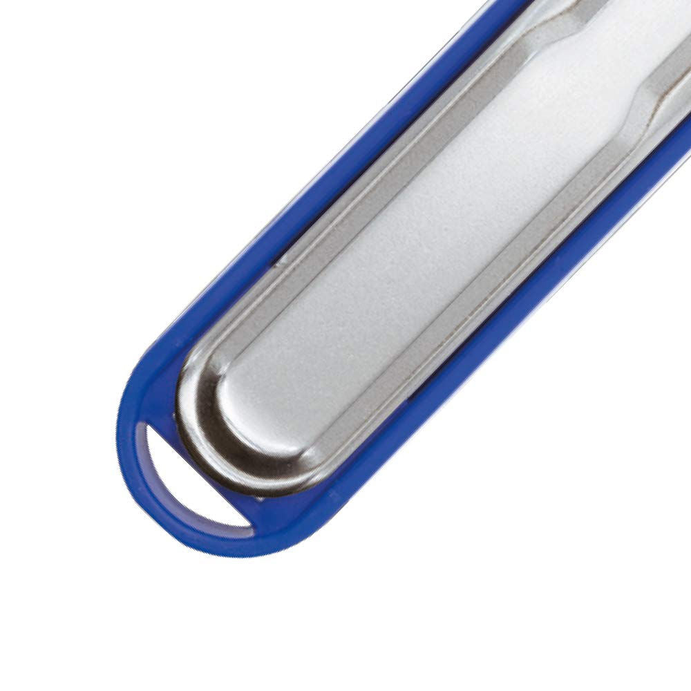 Kai Tsumekiri Stainless Steel Nail Cutter with Curved Blade And Nail Tray - Blue