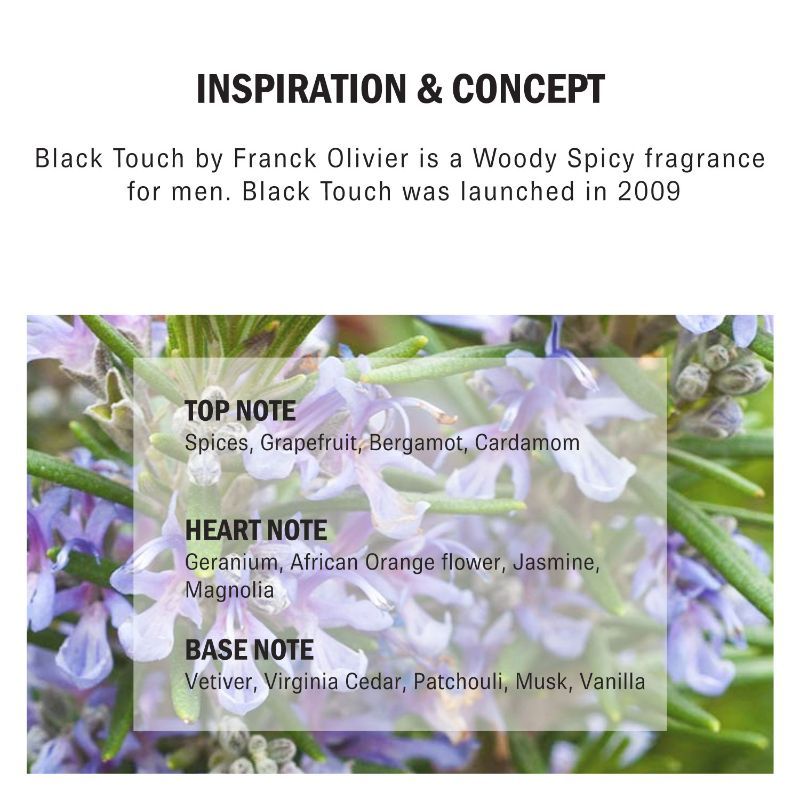 Franck Olivier Black Touch Eau De Toilette Spray For Men