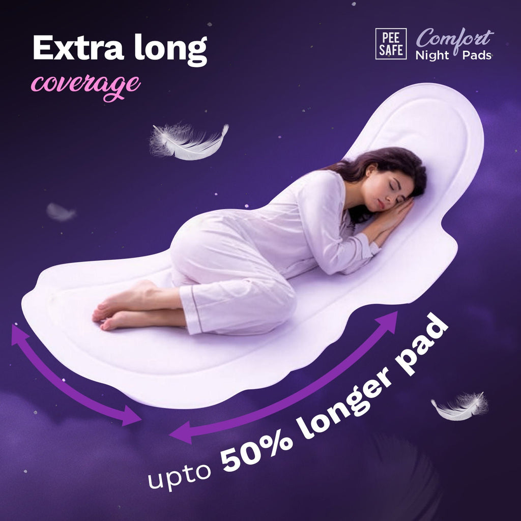 Pee Safe Comfort Night Pads XXXXL 8N