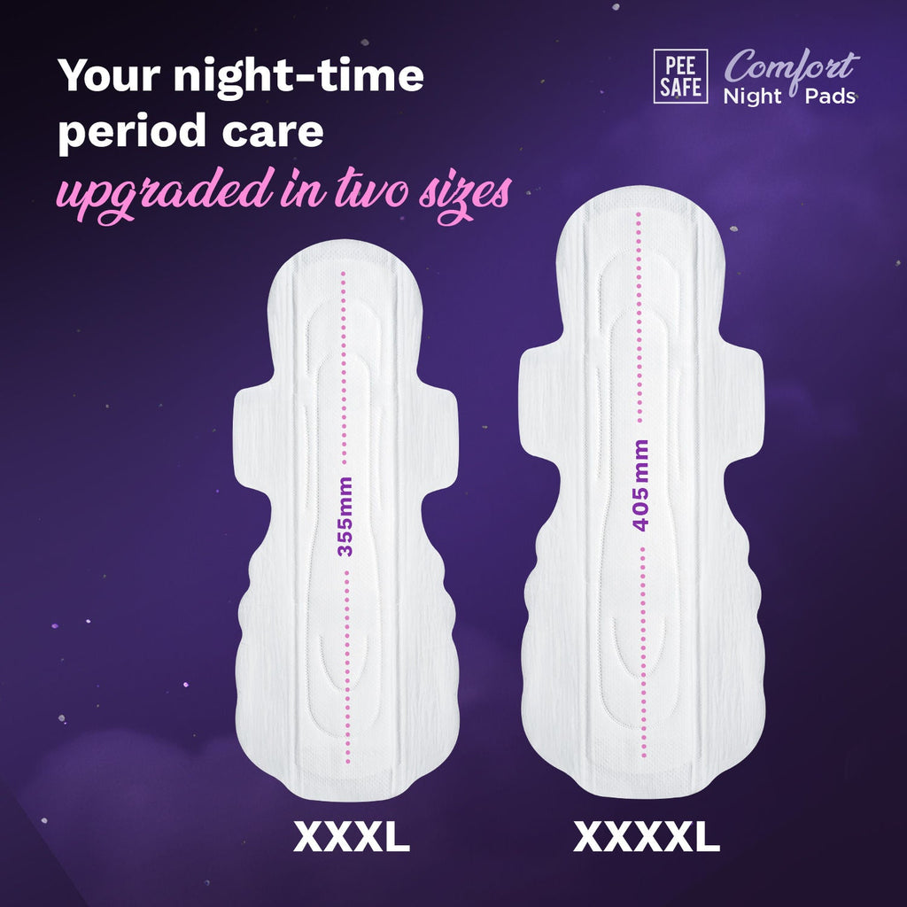 Pee Safe Comfort Night Pads XXXXL 8N