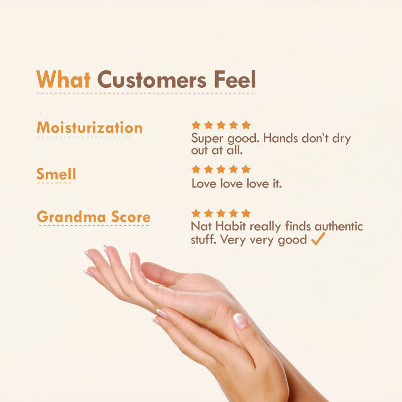 Nat Habit Mango Cinnamon Youth Hand Malai, Hand Creams for Dry Hands With Shea Butter For Women, Men