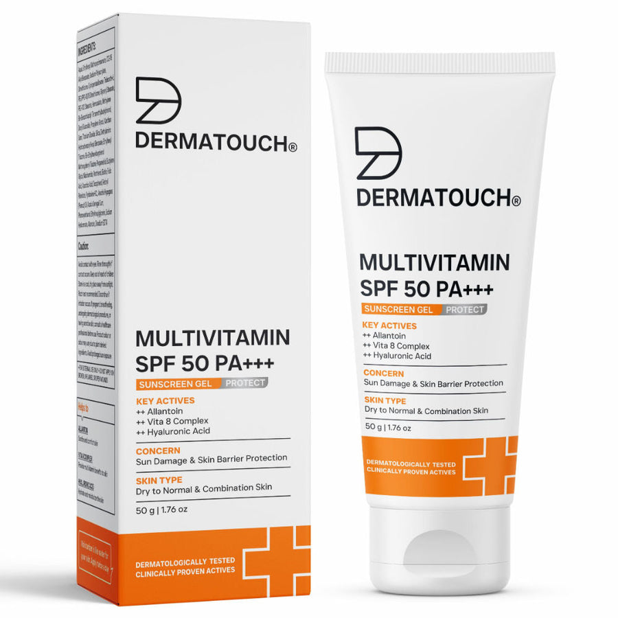 Dermatouch Multivitamin SPF 50 PA+++ Sunscreen Gel