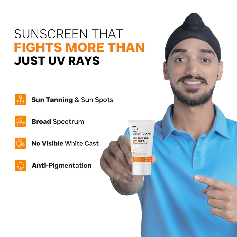 Dermatouch Multivitamin SPF 50 PA+++ Sunscreen Gel