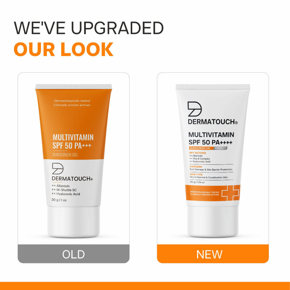 Dermatouch Multivitamin SPF 50 PA+++ Sunscreen Gel
