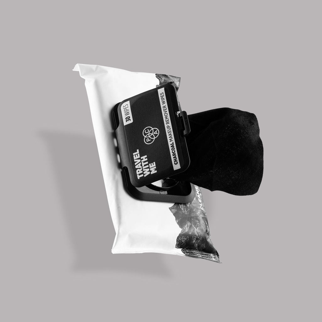 PAC Travel With Me Charcoal Wipes