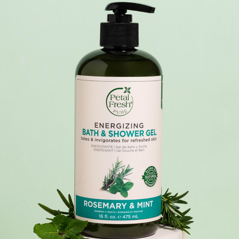 Petal Fresh Pure Rosemary & Mint Energizing Bath & Shower Gel