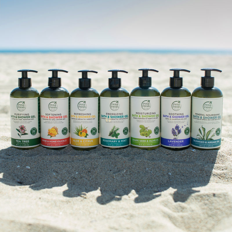Petal Fresh Pure Rosemary & Mint Energizing Bath & Shower Gel