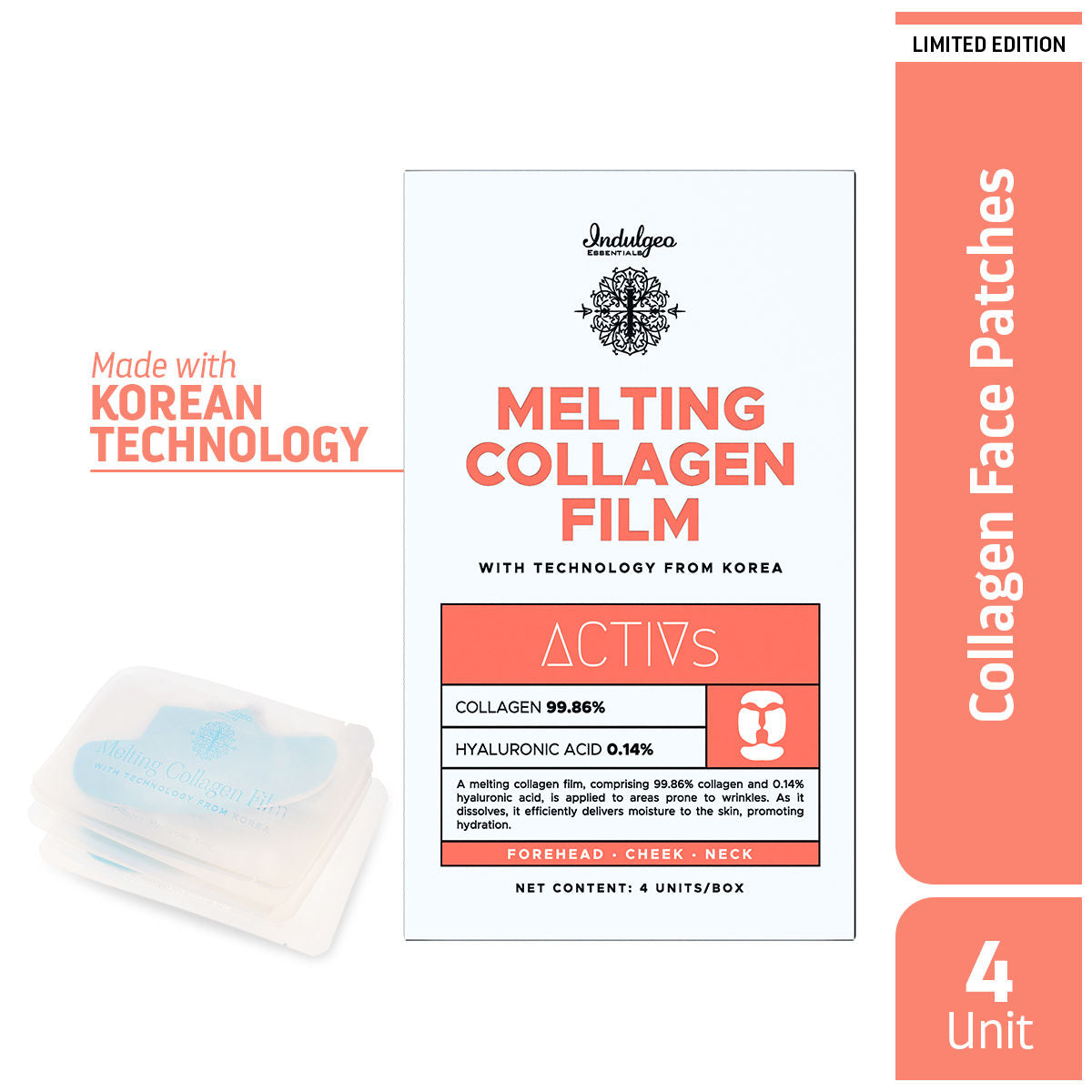 Indulgeo Essentials Melting Collagen Film Face Patches