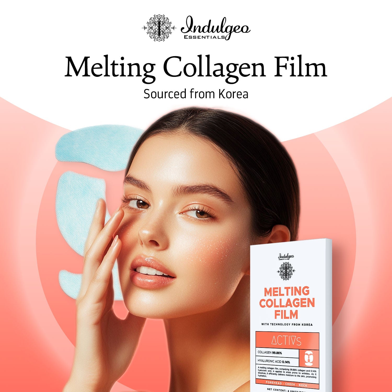Indulgeo Essentials Melting Collagen Film Face Patches