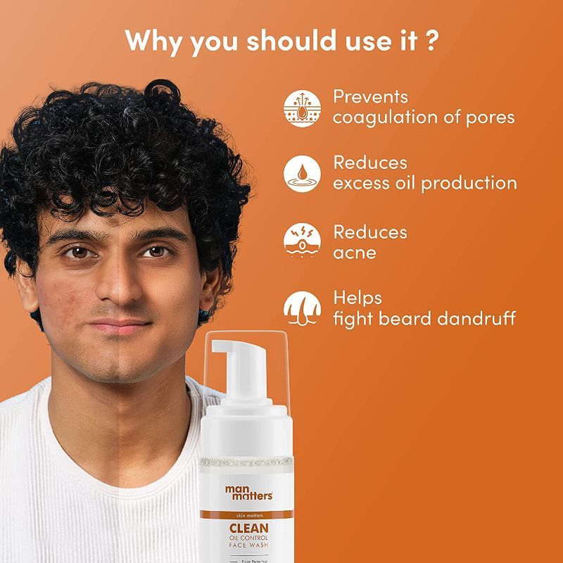Man Matters Oil Control - Acne & Pimples Face Wash For Men