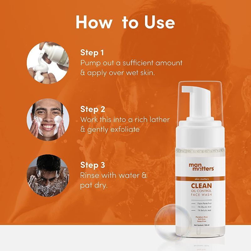 Man Matters Oil Control - Acne & Pimples Face Wash For Men