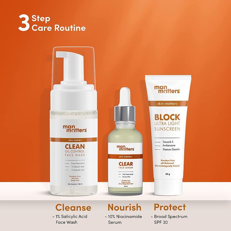 Man Matters Oil Control - Acne & Pimples Face Wash For Men