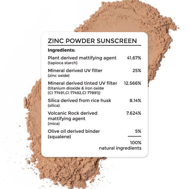Brillare Zinc Powder Sunscreen SPF 50