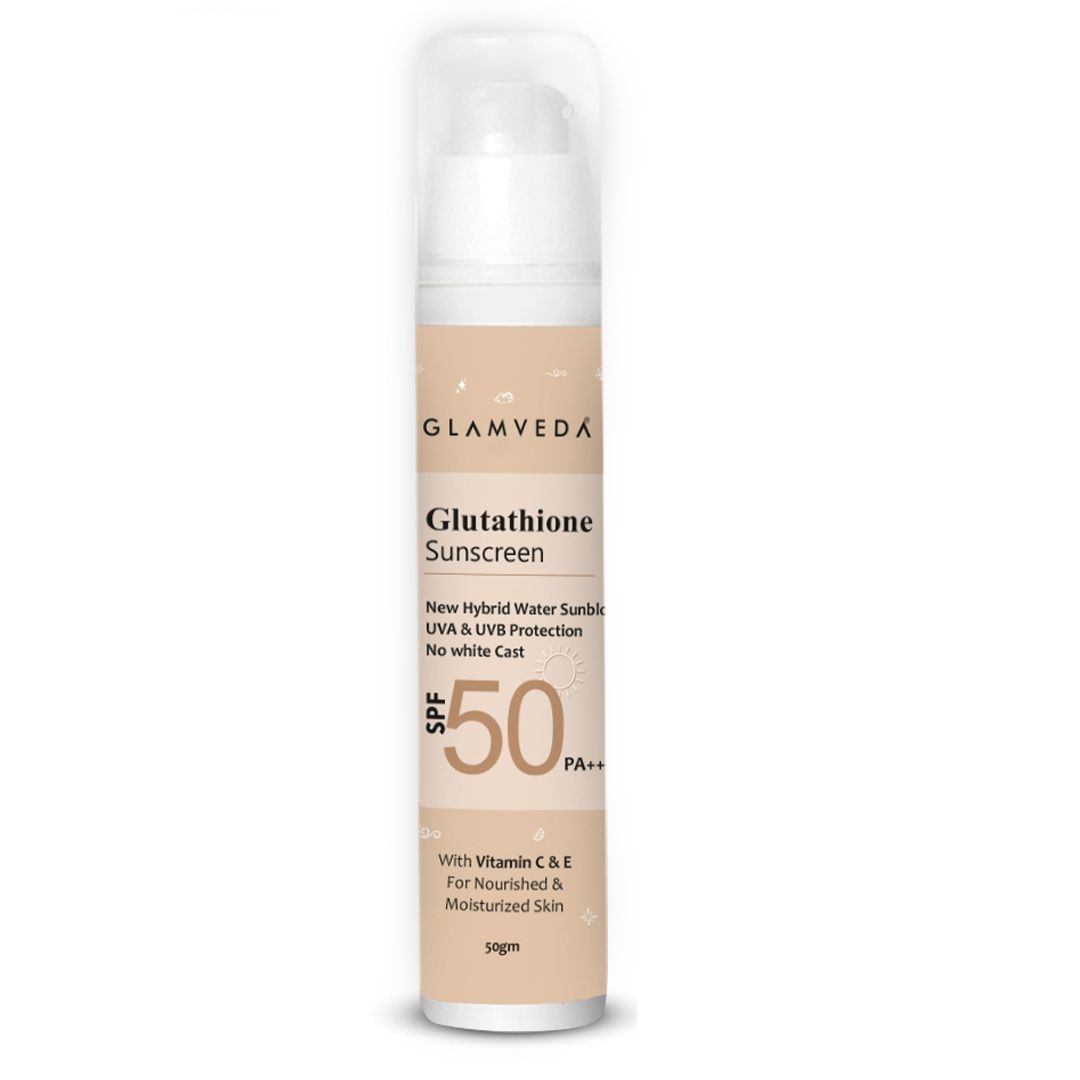 Glamveda Glutathione Sunscreen SPF 50 PA+++ with Vitamin C & E