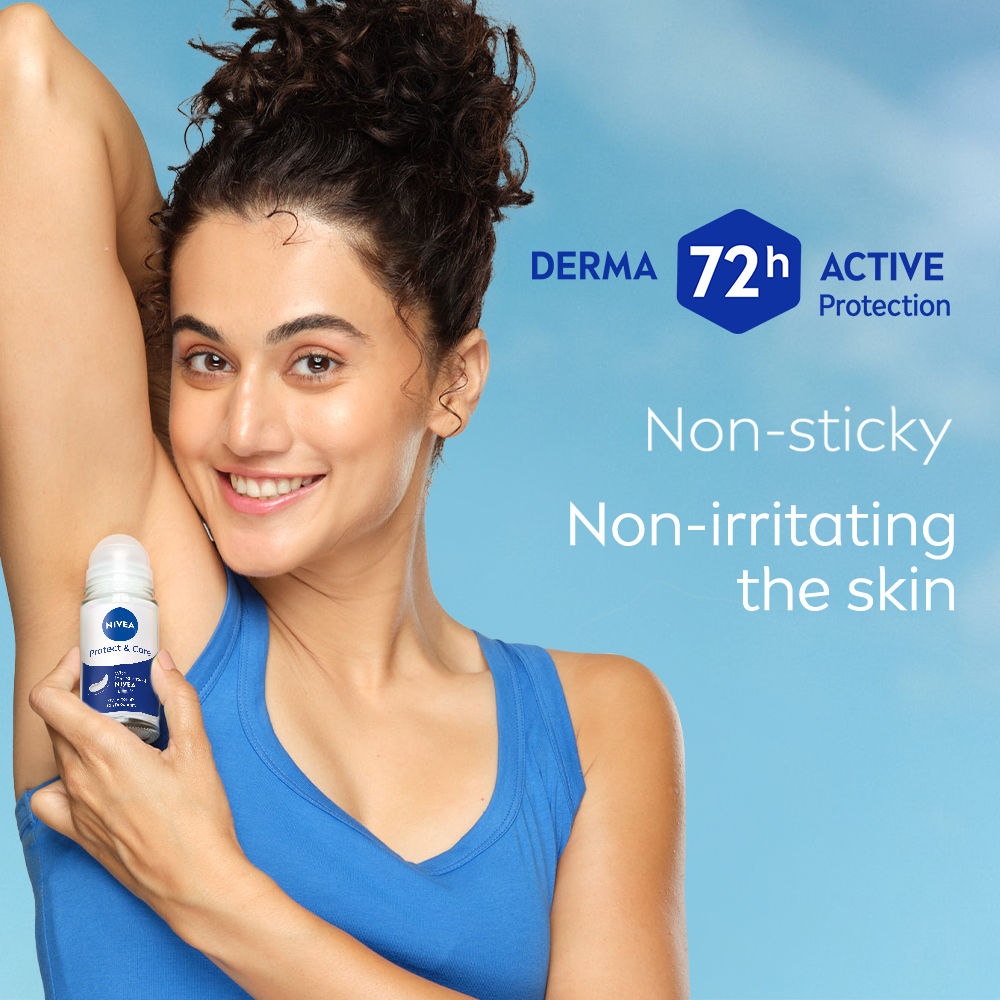 NIVEA Women Deodorant Roll On, Protect And Care