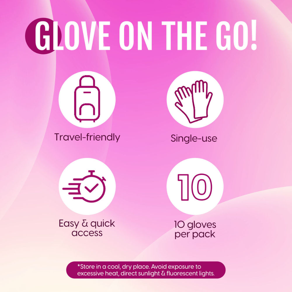 Matra Disposable Latex Gloves For Hair Dyeing & Treatment