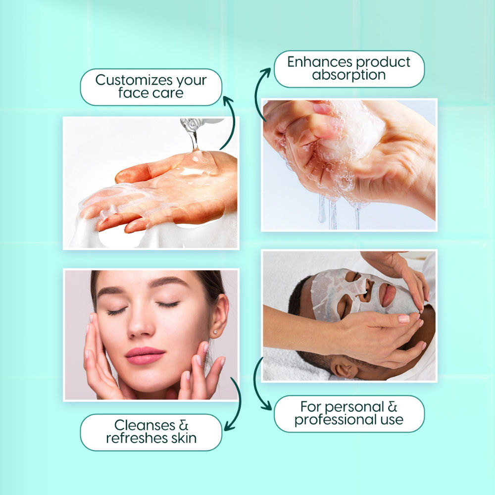 Matra Compressed Sheet Mask Facial Tablets Disposable Travel Face Masks For Spa & Home
