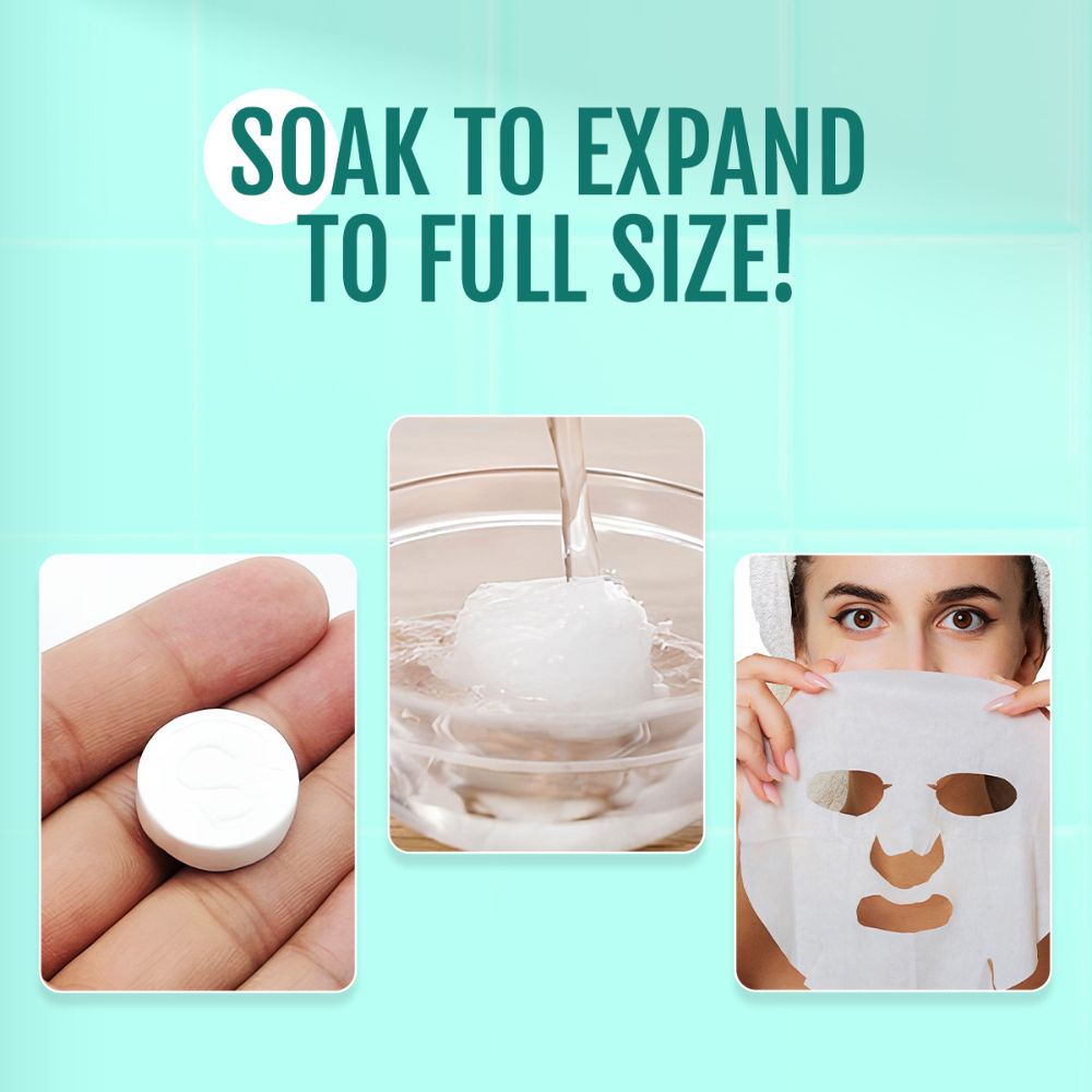 Matra Compressed Sheet Mask Facial Tablets Disposable Travel Face Masks For Spa & Home