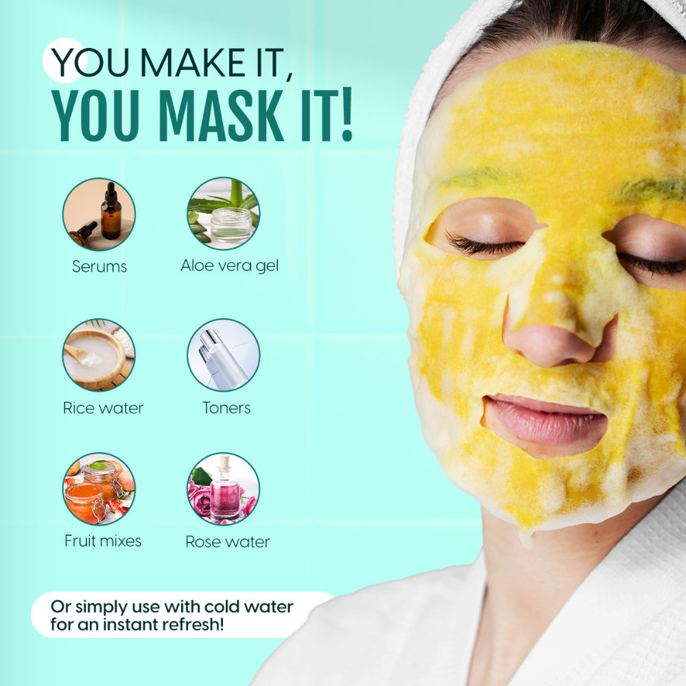 Matra Compressed Sheet Mask Facial Tablets Disposable Travel Face Masks For Spa & Home
