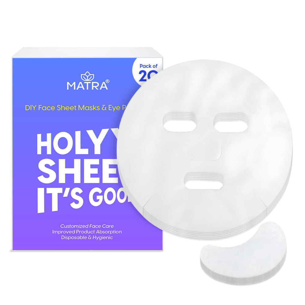 Matra Diy Facial Sheet Masks & Under Eye Patches For Hydration & Dark Circles