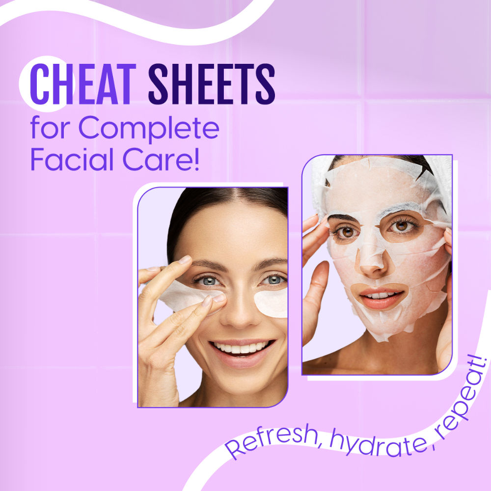 Matra Diy Facial Sheet Masks & Under Eye Patches For Hydration & Dark Circles