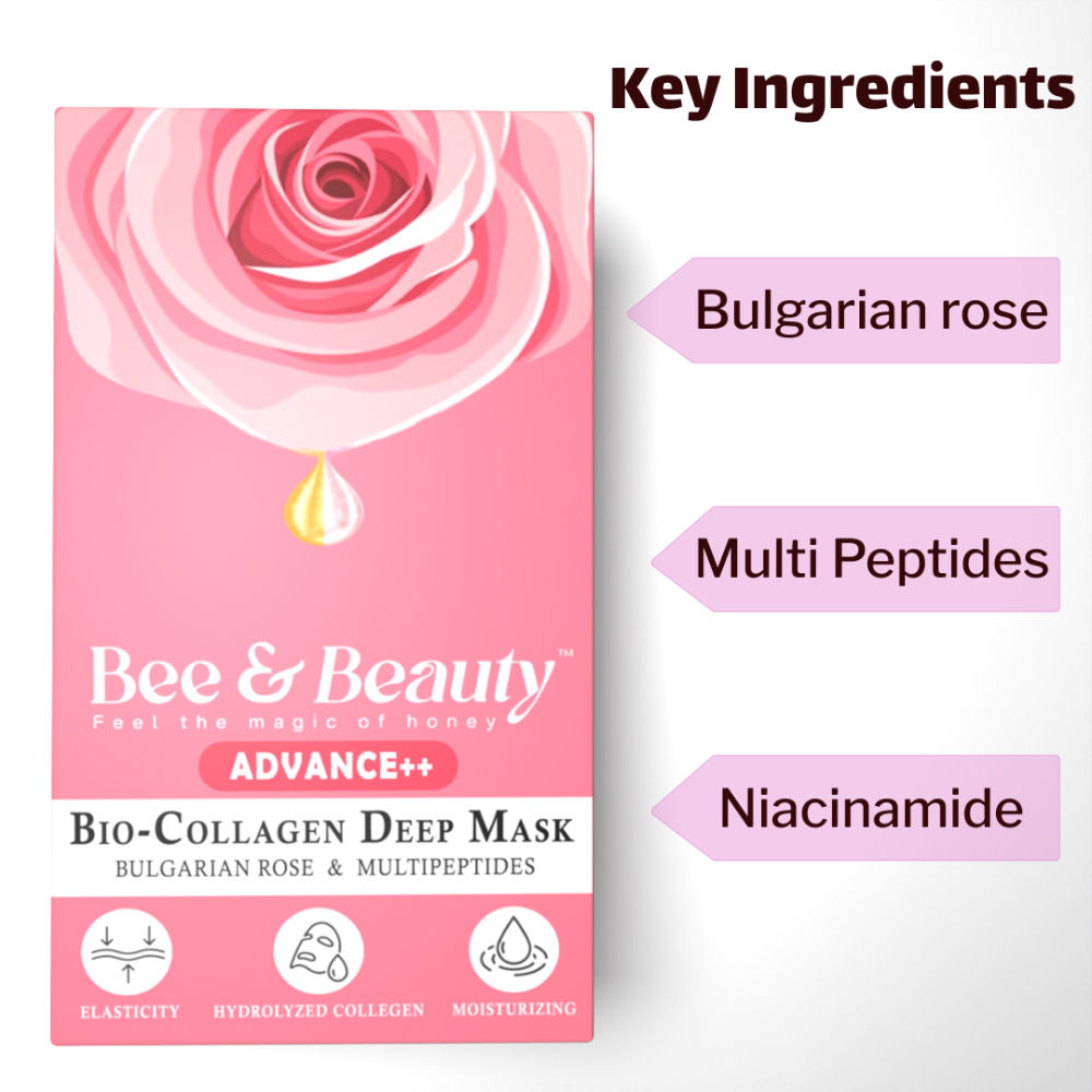 Bee & Beauty Bio Collagen Pink Deep Mask