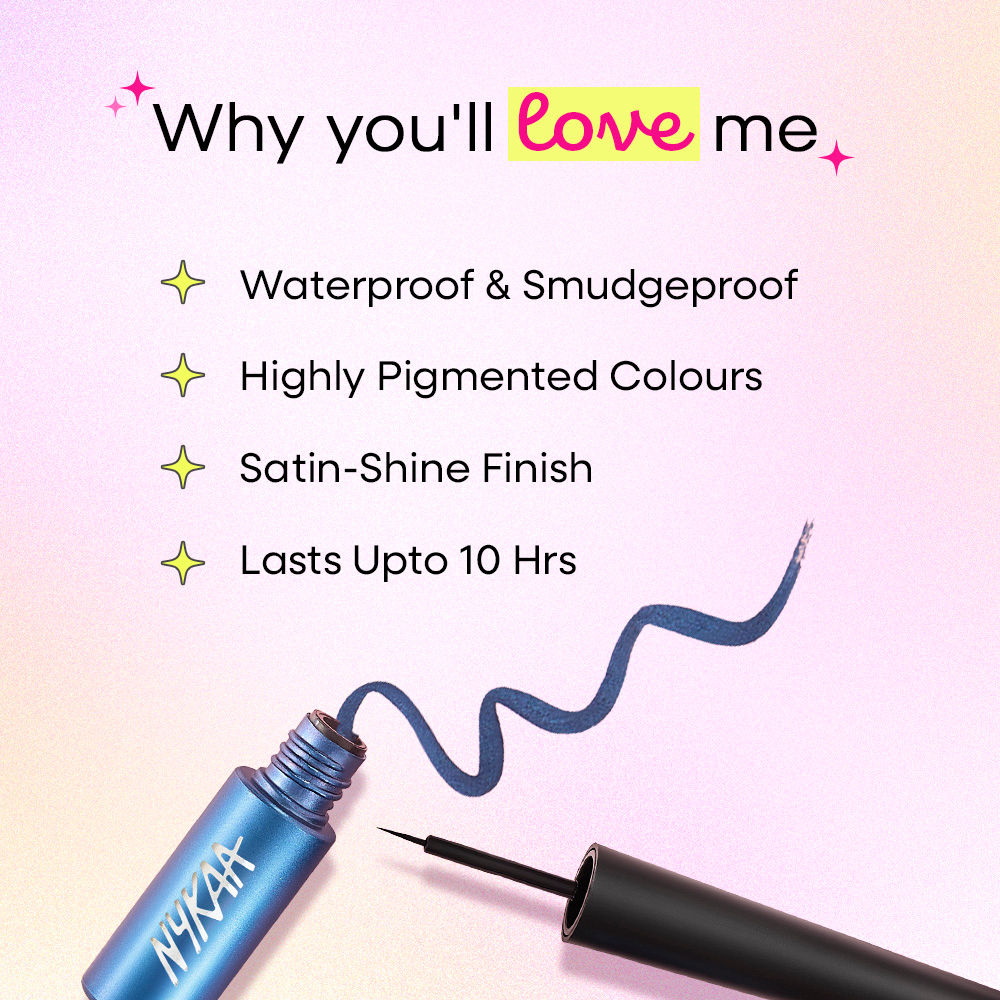 Nykaa Cosmetics GLAMOReyes Coloured Liquid Eyeliner