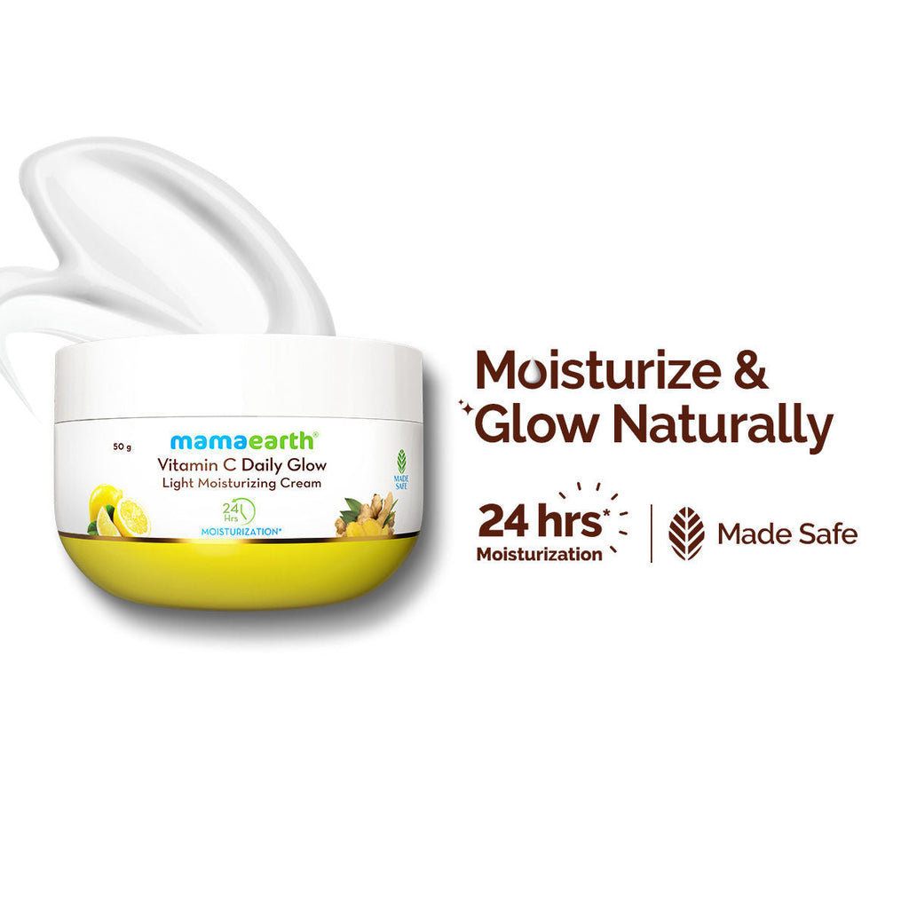 Mamaearth Vitamin C Daily Glow Light Moisturizing Cream