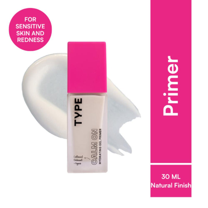 Type Beauty Hyderating Gel Based Face Primer + Moisturizer For Sensitive Skin & Redness